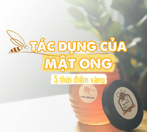 Tác dụng của mật ong vào 5 thời điểm vàng