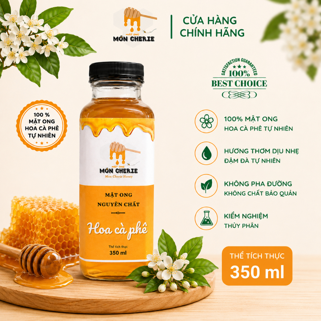 Mật ong hoa cà phê 350ml