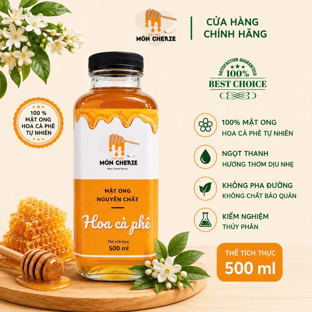 Mật ong hoa cà phê 500ml