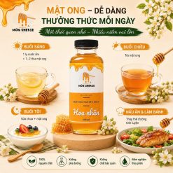 Mật ong hoa nhãn nguyên chất Mon Cherie Honey