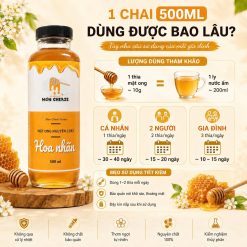 Mật ong hoa nhãn nguyên chất Mon Cherie Honey