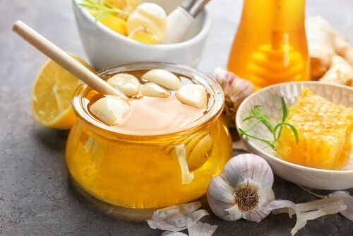 giảm cân bằng mật ong và tỏi