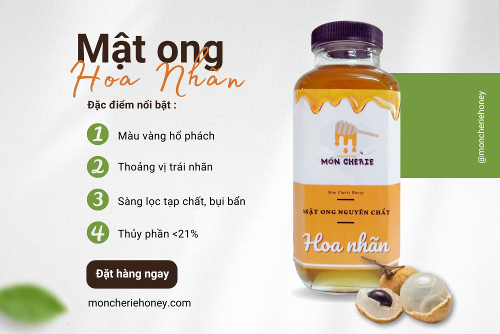 Mật ong hoa nhãn Mon Cherie Honey
