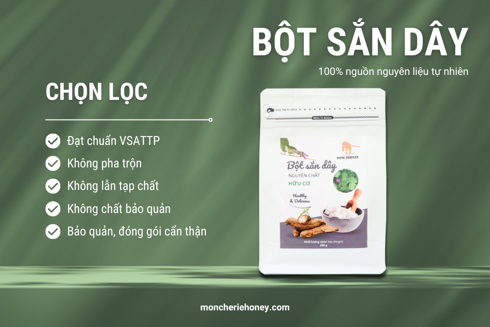 Bột sắn dây Mon Cherie Honey
