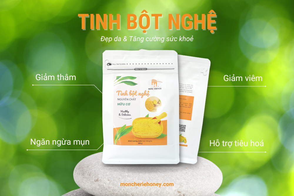 Tinh bột nghệ Mon Cherie Honey