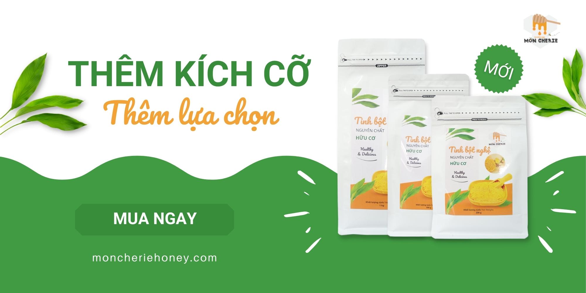 Tinh bột nghệ Mon Cherie Honey