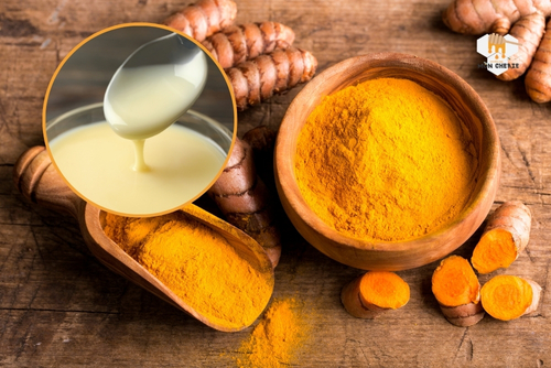 Uống tinh bột nghệ với sữa ông thọ có tác dụng gì