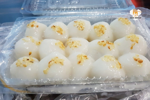 Bánh hấp từ bột sắn dây và nước cốt dừa
